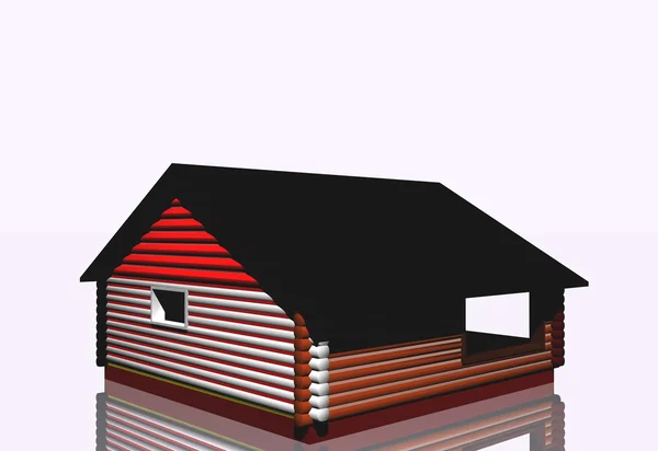 木制房屋 — 图库照片