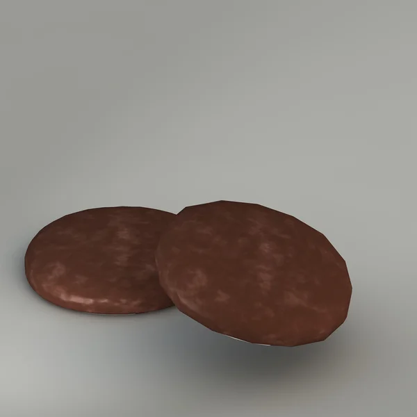 Bolinhos de chocolate — Fotografia de Stock
