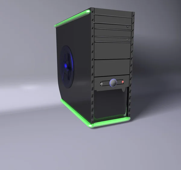 3D dator — Stockfoto