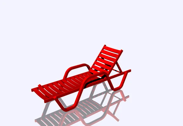 Cadeira de sol — Fotografia de Stock