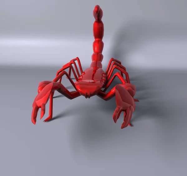红蝎子 — 图库照片