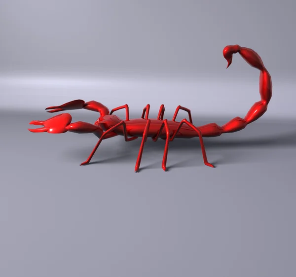 Escorpión rojo — Foto de Stock