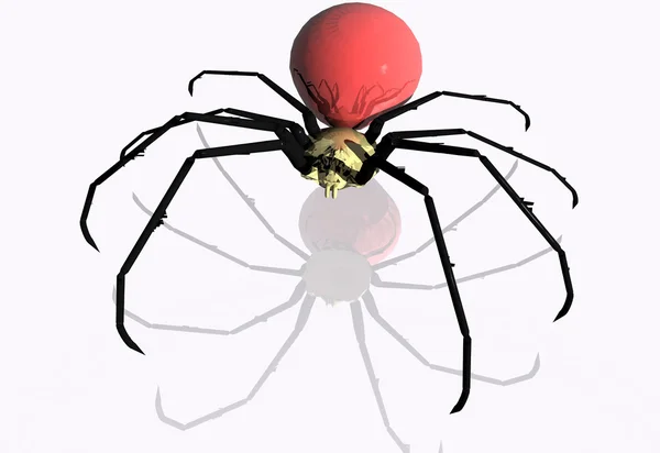 Kırmızı örümcek — Stok fotoğraf