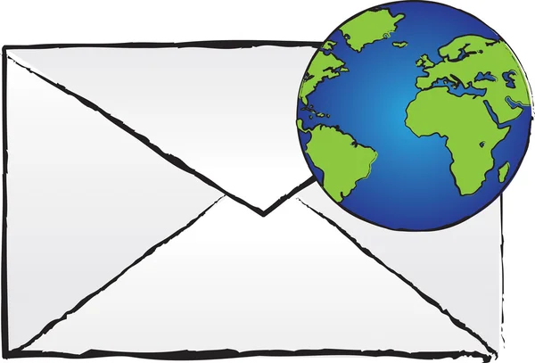 Икона электронной почты — стоковое фото
