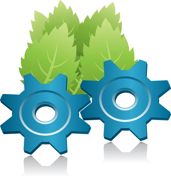 Grön energi symbol — Stockfoto
