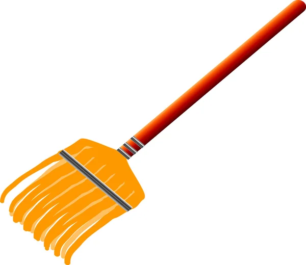 Broom illustration — Stock Photo, Image