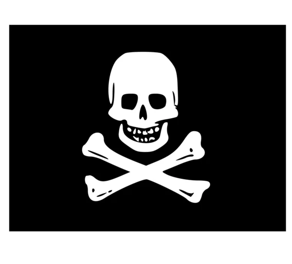 Piratdödskalle — Stockfoto