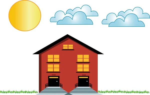 House illustration — Stock Photo, Image