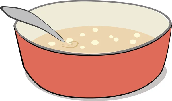 Illustrazione zuppa di zucca — Foto Stock