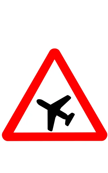 Uçak işareti — Stok fotoğraf