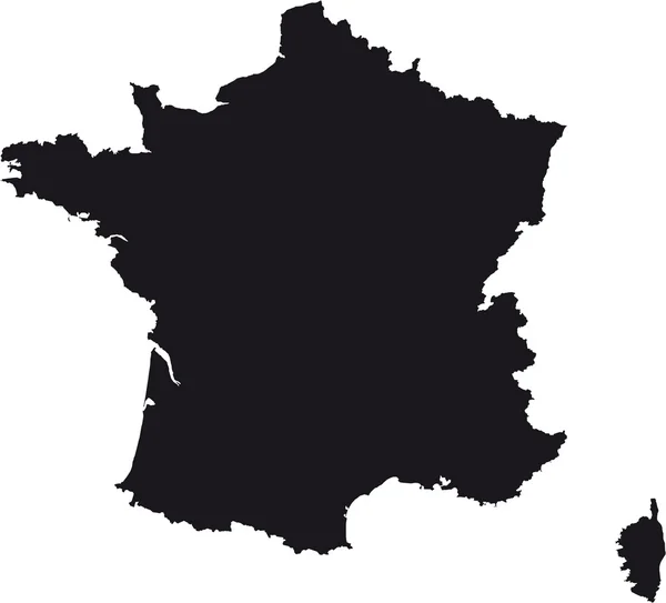 Χάρτης Γαλλίας — Φωτογραφία Αρχείου