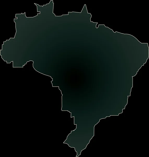 La mappa di Brasile — Foto Stock