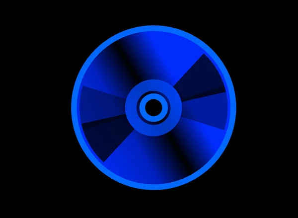 Blue CD — Stock Photo, Image