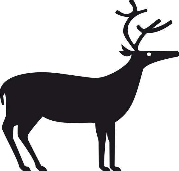 Reindeer silhouette — Stock Photo, Image