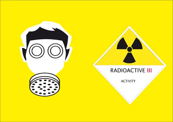 放射能の記号 — ストック写真