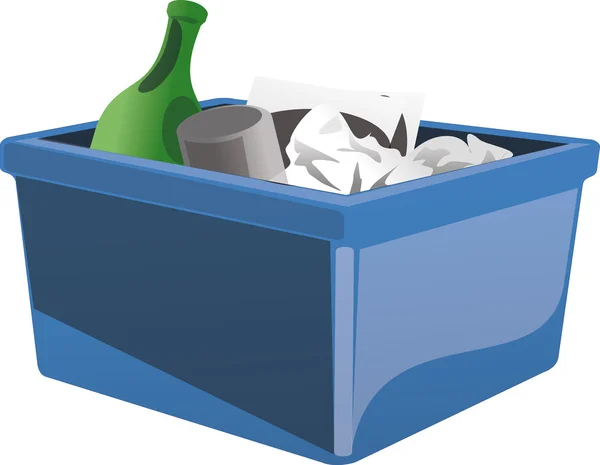 Riciclare bidone della spazzatura — Foto Stock
