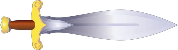 Espada sobre blanco — Foto de Stock