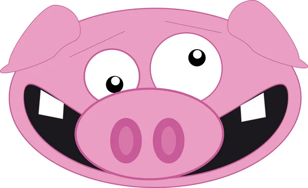 Desenhos animados ilustração porco — Fotografia de Stock