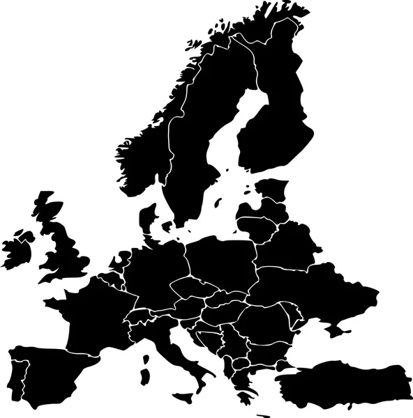 Europa mapa — Fotografia de Stock