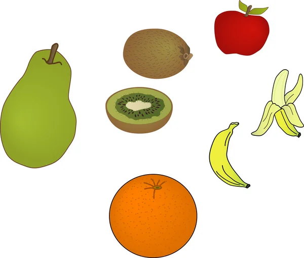 Ilustracja owoców — Zdjęcie stockowe