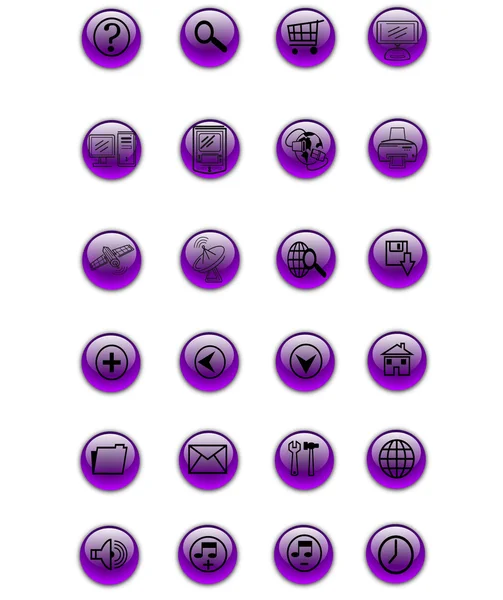 Large set of icons — Stock Photo, Image
