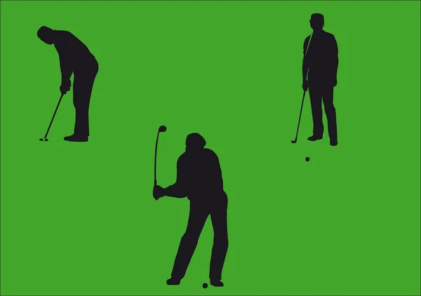 Ilustração golfe — Fotografia de Stock