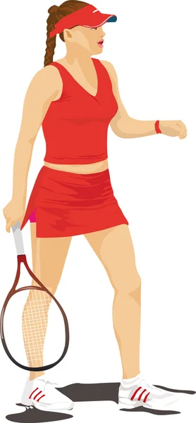 Joueuse de tennis — Stock Photo, Image