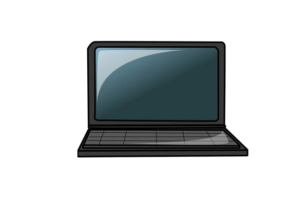 Laptop şekil — Stok fotoğraf