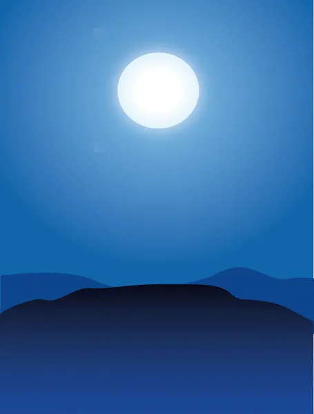Ilustracja księżyc — Zdjęcie stockowe