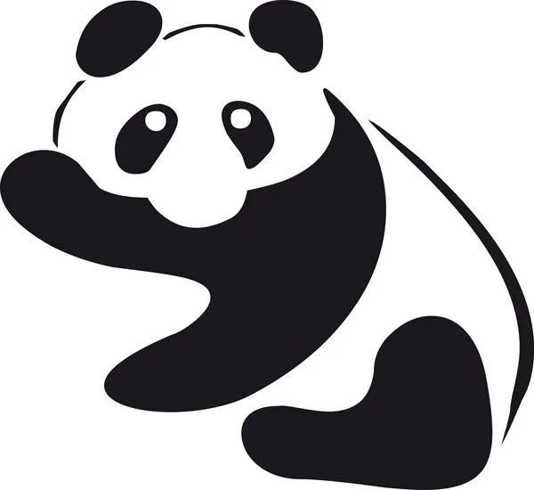 Panda illustration — Stockfoto