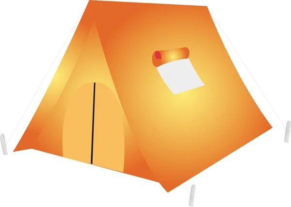 Ilustração da tenda — Fotografia de Stock