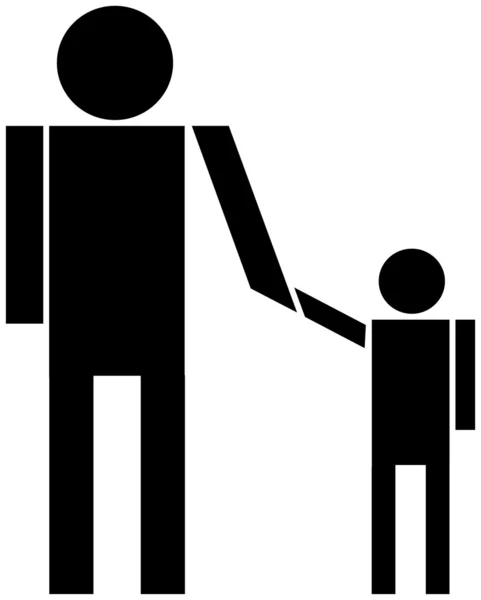 Pappa och barn — Stockfoto