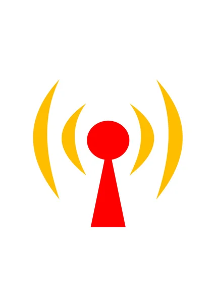 Icono de punto Wifi —  Fotos de Stock