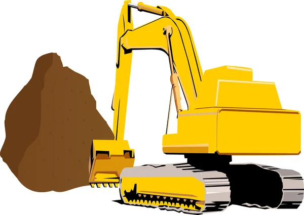 Excavator, power shovel — Stock Photo, Image