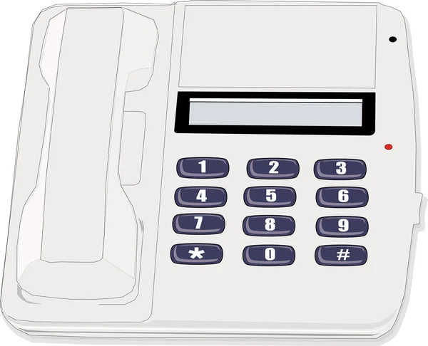 Teléfono sobre un fondo blanco — Foto de Stock