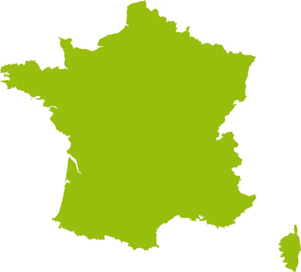 Franciaország térképe Stock Fotó