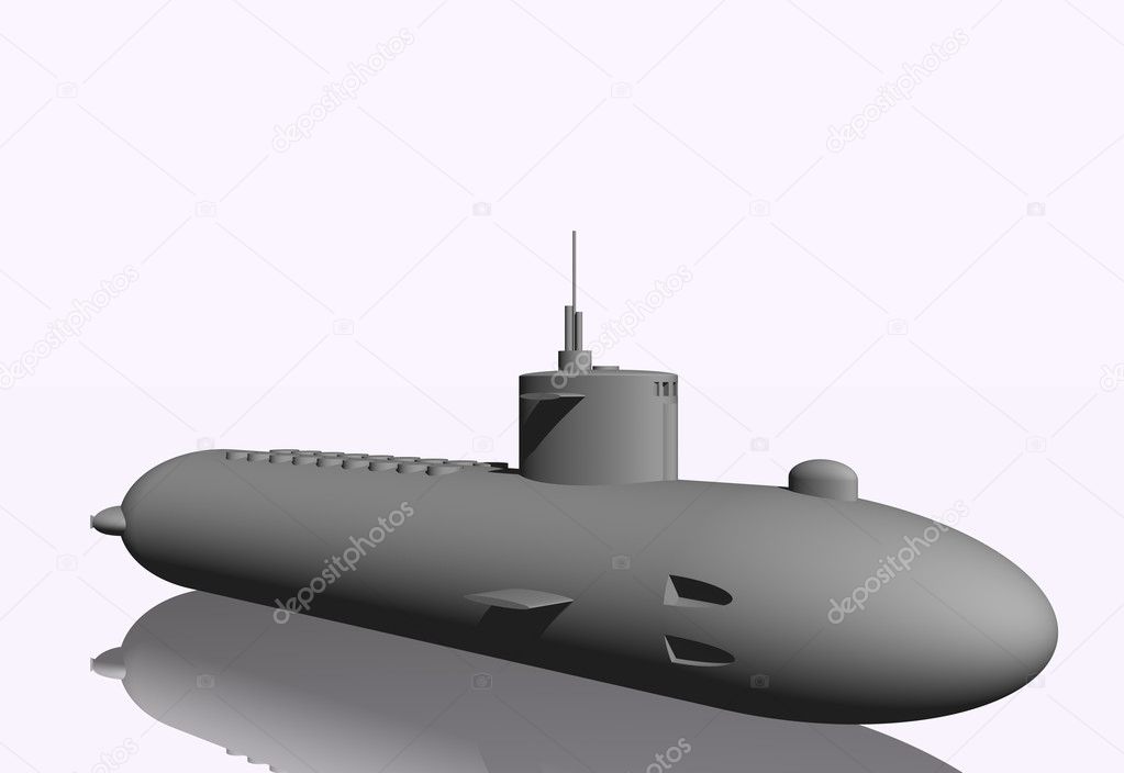 3D submarine