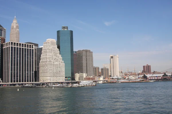 Panorama pohled skyscrupers z new Yorku — Stock fotografie