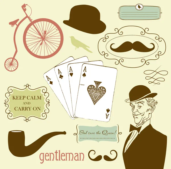 Ein Gentlemen 's Club — Stockvektor