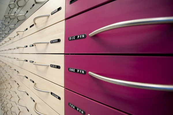 stock image Pharmacy cabinet