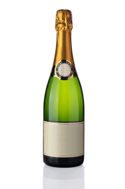 Bottle champagne clipart