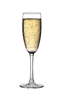 Glass of champagne clipart