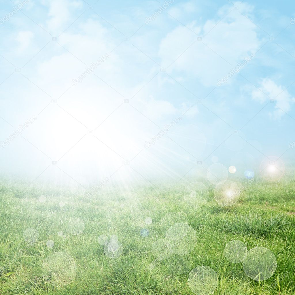 Abstract spring and summer background