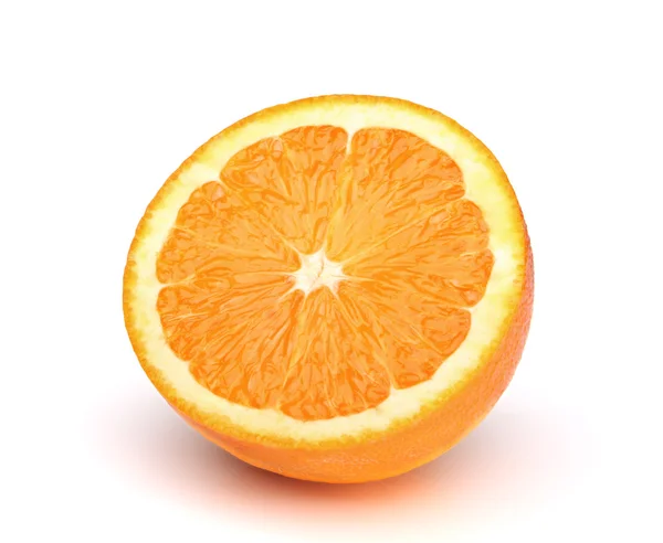 Halvera en orange — Stockfoto