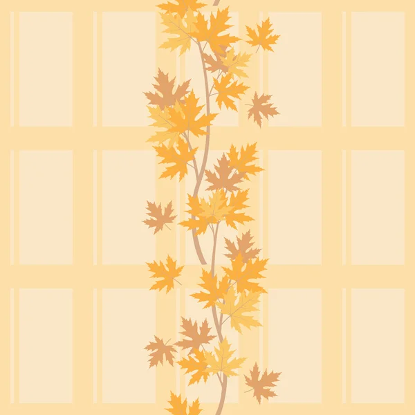 Bezešvé podzimní větev — Stockový vektor