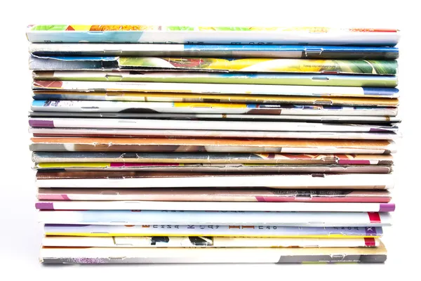Pilha de revistas — Fotografia de Stock