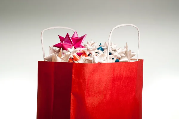 Red Christmas Bag — Stock Photo, Image