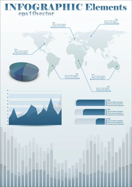 Plantilla de infografía — Vector de stock