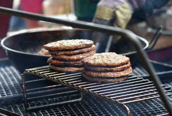Hamburger grill — Photo
