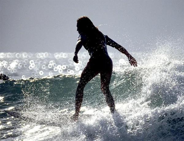 Surfování v cralsbad — Stock fotografie